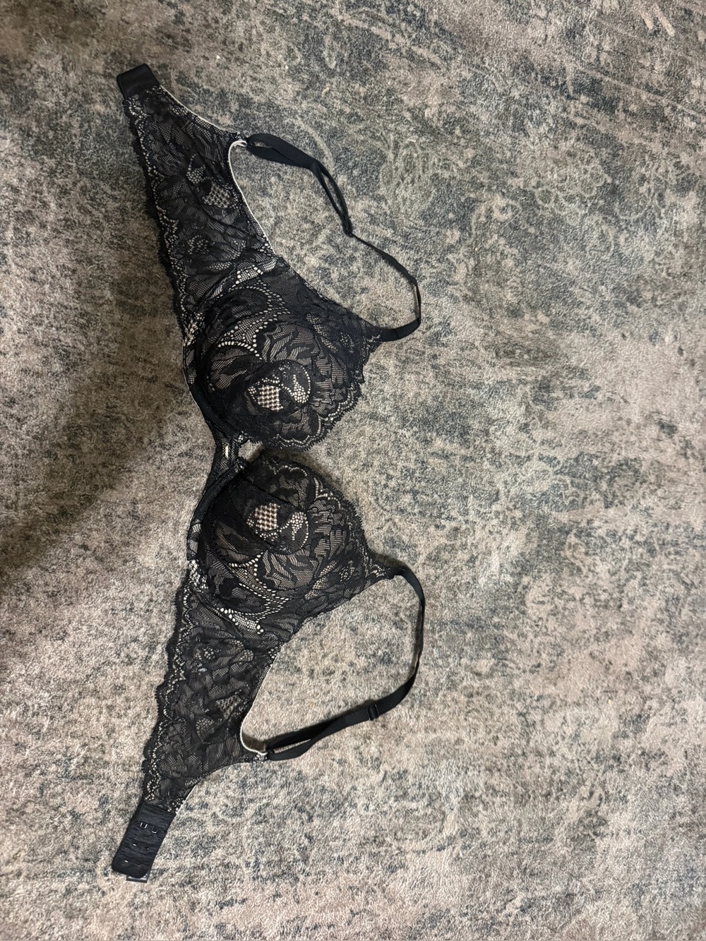 Victoria's Secret Black Lace Underwire Bra